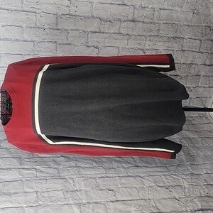 EDDIE BAUER Red, White,‎ and Gray Crew Neck Men's Sweater XL/TG